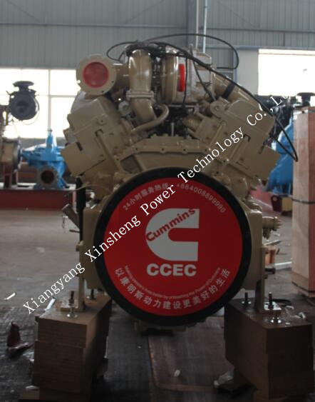 Motor diesel Turbocharged KTA38-P980 de CCEC Cummins para a maquinaria de construção, bomba de água