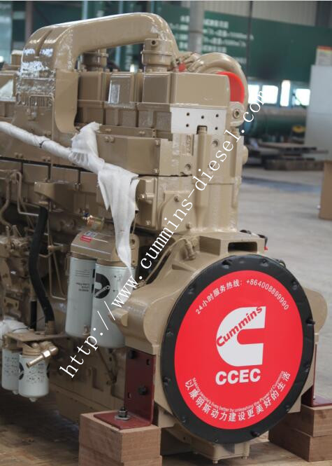 Motor diesel dos Cummings de KT19-C450 CCEC Chongqing para a maquinaria da bomba e da indústria de água