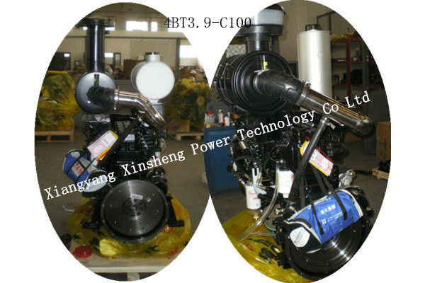 DCEC motor turbocharged 4BT3.9-C100 de 4 cilindros 75KW/100HP de Cummins para projetar a maquinaria