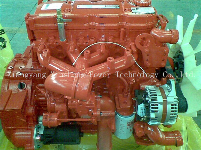 Motor do motor diesel de 4 Cummings do cilindro para o deslocamento 140HP 103KW do caminhão 4.5L